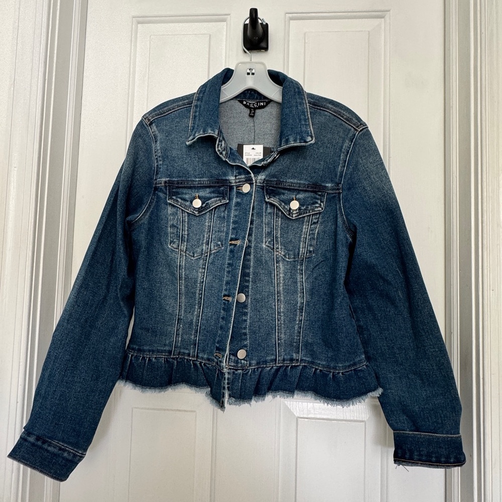 Baccini Dark Blue Jean Jacket